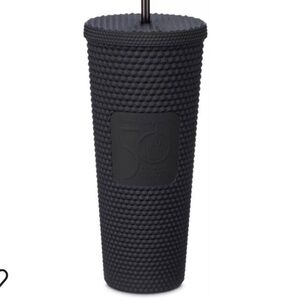STARBUCKS Walt Disney World 50th Anniversary Geometric Black Tumbler -New